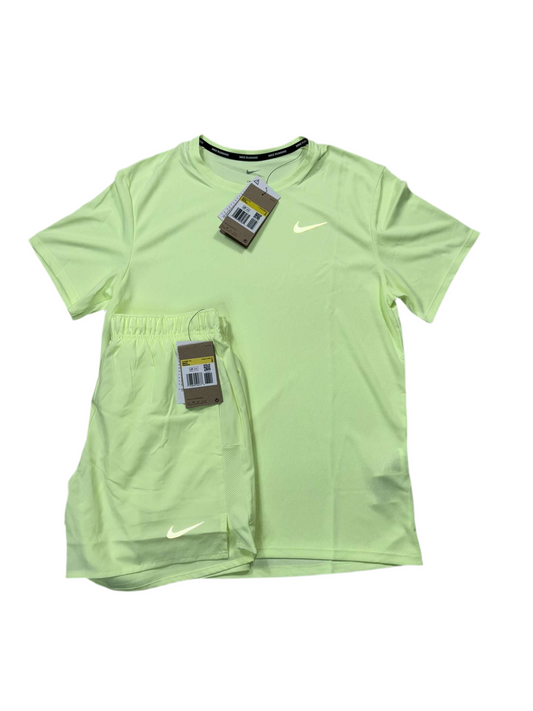 NIKE SHORT & T SHIRT SET - BARELY VOLT