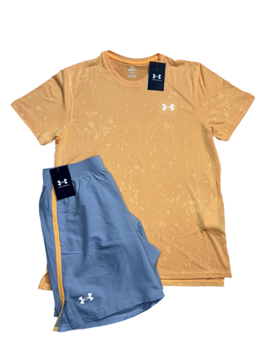 UNDER ARMOUR ORANGE SPLASH SET